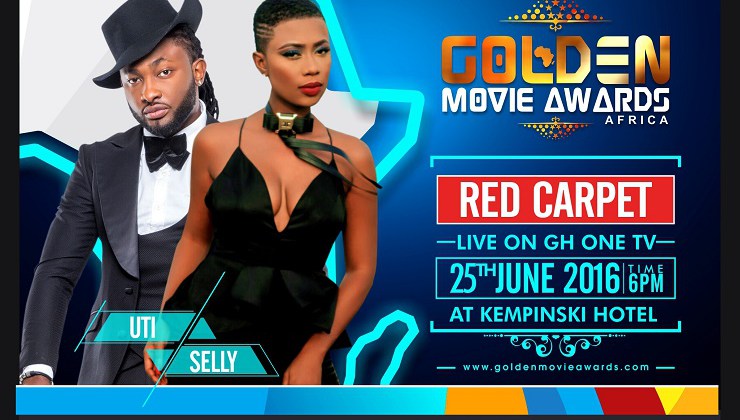 Actor Uti Nwachukwu And Selly Galley To Host 2016 Golden Movie Awards Africa Red Carpet