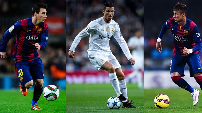 Messi, Ronaldo and Neymar Nominated For FIFA Ballon d’Or 2015 