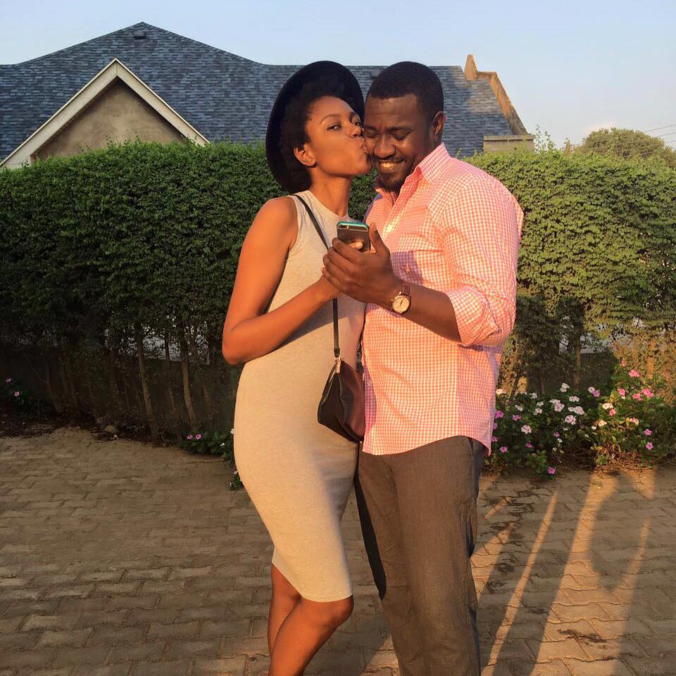 PHOTO: John Dumelo And Yvonne Nelson Kiss And Settle Feud