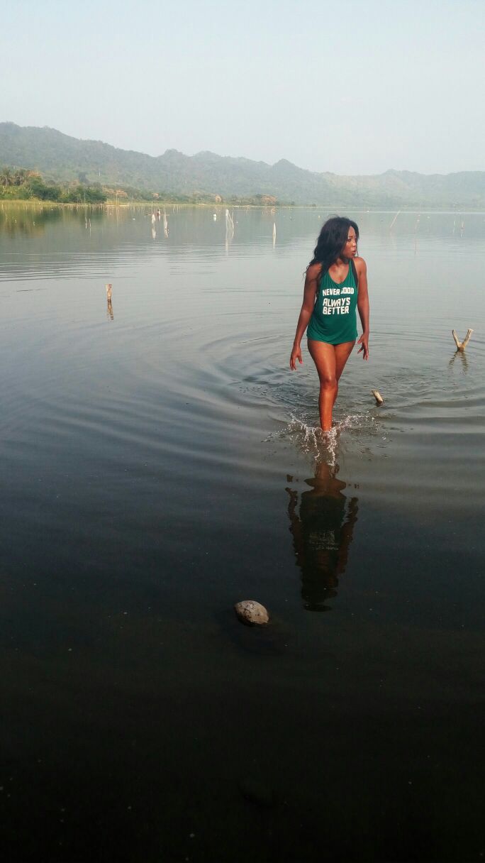 PHOTOS: Actress Marian Addo Goes Hot At Lake Bosumtwi