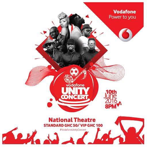 Stonebwoy, VVIP, Efya, Gasmilla & More Slated To Perform At Vodafone Unity Concert Today