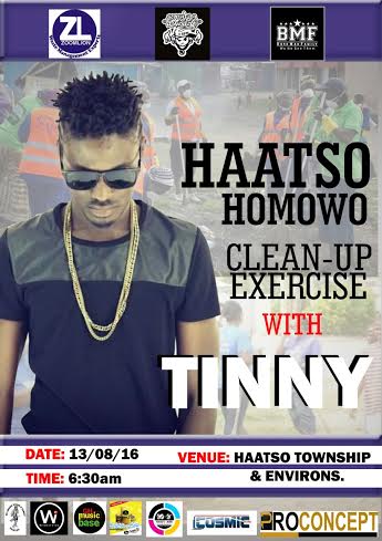PRESS KIT: Haatso Homowo Clean Up With Tinny