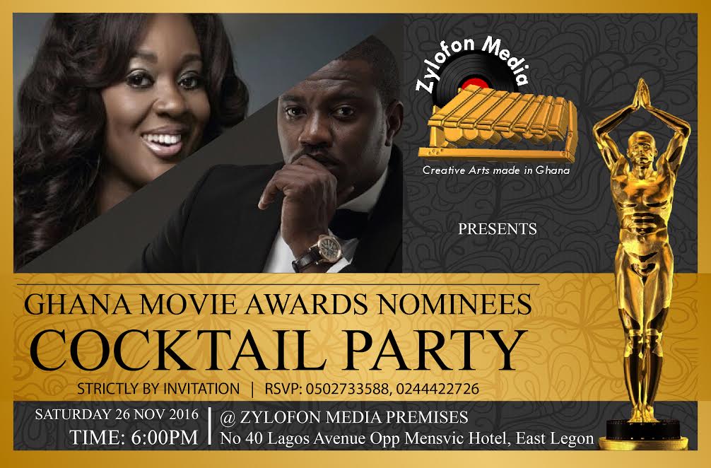 Zylofon Media To Host Ghana Movie Awards 2016 Nominees Party + Final Butch of Nominees 