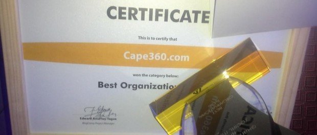 Cape360 Wins the “Best Organizational Blog” at the GBSMA, 2015