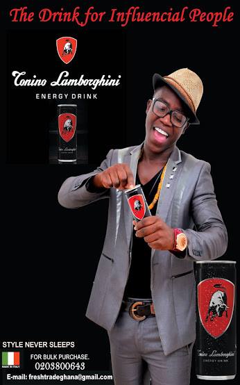GHANA: DS De Golden Bhoy has been signed on as the official African Brand Ambassador for the Global Product Tonino Lamborghini Energy Drink.