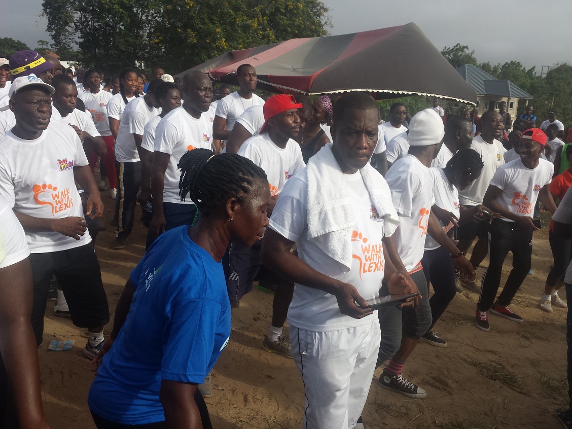 [PHOTOS] Over Hundred People Took Part In "Walk With Lexis" Up Aburi Mountain 