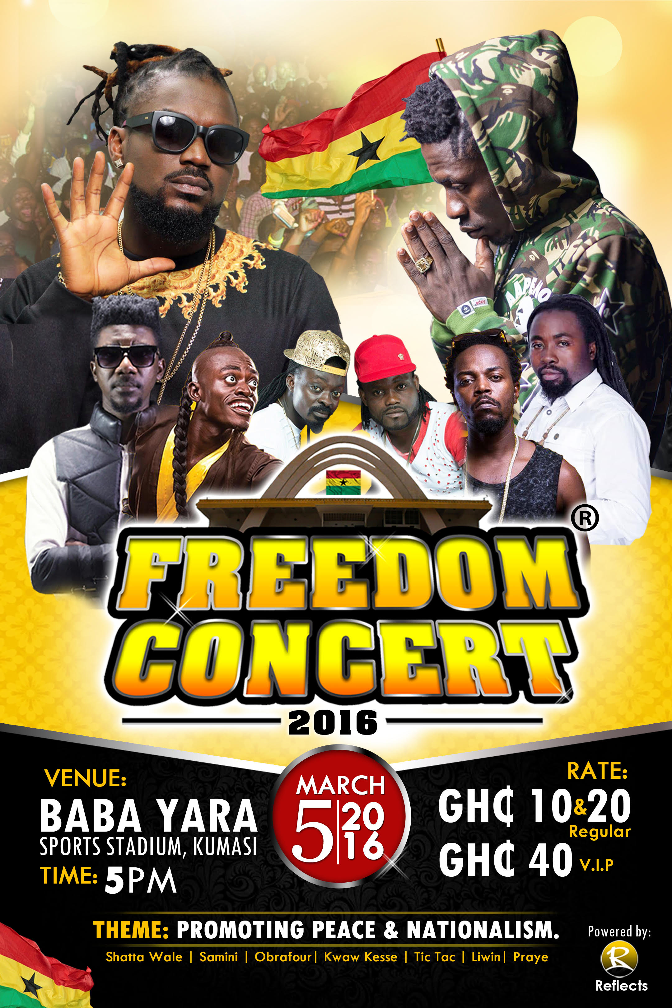 SAMINI And SHATTA WALE To Rock Freedom Concert 2016!