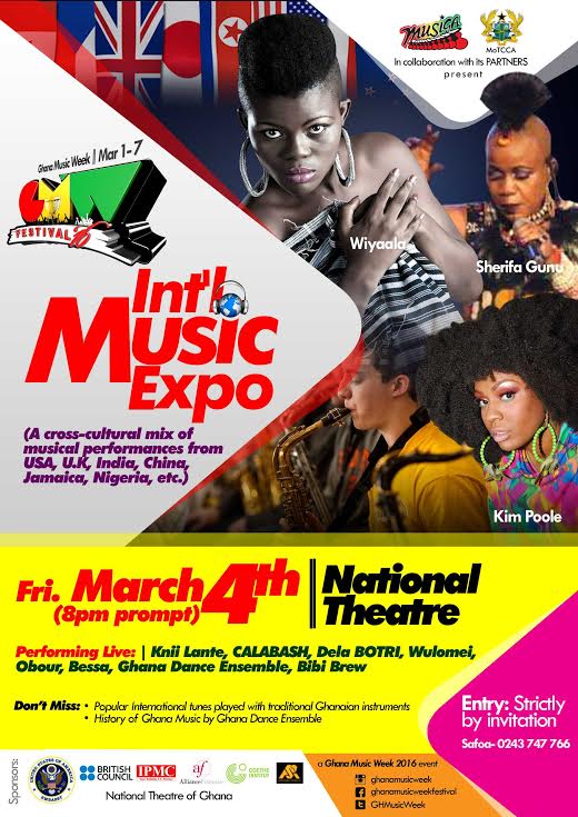 2016 Ghana Music Week Festival Hits Prof. John Evans Atta Mills High Street, March 5 & 6