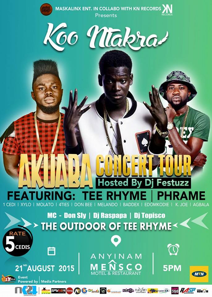 EVENT: Koo Ntakra Akuaba Concert Tour and the Outdoor of Tee Rhyme