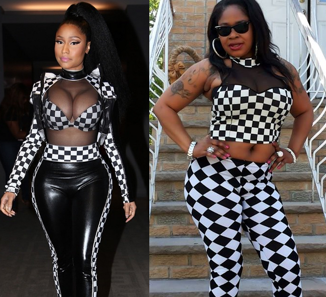 FASHIONCHALL: Afrocandy vs Nicki Minaj Who Rocked This Dress Better?