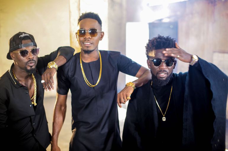PHOTOS: Bisa Kdei And Patoranking Shoot Music Video For “Life”